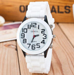2019 New Geneva Brand Casual Quartz Cartoon Watch Women Sports Silicone Strap Watches Relogio Feminino Stereo Number Wtaches Hot