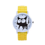 2017 New sport silicone cat Quartz Wtach free shipping Luxury Women Watches Valentine Gift Relogio masculino