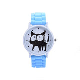 2017 New sport silicone cat Quartz Wtach free shipping Luxury Women Watches Valentine Gift Relogio masculino