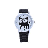 2017 New sport silicone cat Quartz Wtach free shipping Luxury Women Watches Valentine Gift Relogio masculino