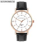 2019 Relogio Masculino Fashion Women Wrist Watch Men Casual Simple PU Leather Strap Couple Wtaches Dropship