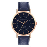 2019 Relogio Masculino Fashion Women Wrist Watch Men Casual Simple PU Leather Strap Couple Wtaches Dropship