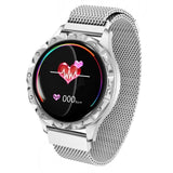 D18 Fashion Women Smart Watch, Waterproof Sports Fitness Watch , Heart Rate Blood Pressure Sleep Monitoring Smart Wtach For Man