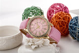 Irisshine Woman wtaches Fashion Women's lady girl Leather Band Roman Rhinestone Quartz Wrist Watch wholesale A30