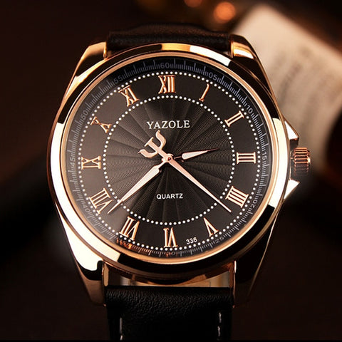 YAZOLE Quartz Watch Men Top Brand Luxury Famous 2018 Wristwatch Male Clock Wrist Watch Quartz-Watch Hodinky Relogio Masculino