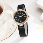 Luxury Brand CURREN Fashion Stainless Steel Band Quartz Wtach Rhinestone Women Wrist Watch Gift Relogio Feminino reloj mujer