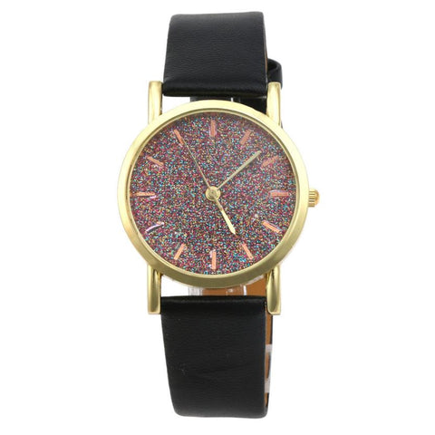 Fashion unique Quartz Wtach Luxury Leather Women Rhinestone Watch Relogio Feminino  Relojes Mujer Gift dor Lovers 2018 #D