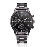 Watch Men Fashion Sports Military Quartz Clock Mens Watches MIGGER Brand Luxury Steel Business Waterproof Watch Relogio #D