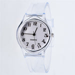 Transparent Clock Silicon Watch Women Sport Casual Quartz Wristwatches Novelty Crystal Ladies Watches Cartoon Reloj Mujer 2018