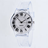 Transparent Clock Silicon Watch Women Sport Casual Quartz Wristwatches Novelty Crystal Ladies Watches Cartoon Reloj Mujer 2018