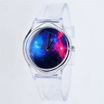 Transparent Clock Silicon Watch Women Sport Casual Quartz Wristwatches Novelty Crystal Ladies Watches Cartoon Reloj Mujer 2018