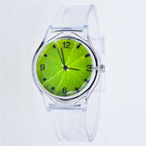 Transparent Clock Silicon Watch Women Sport Casual Quartz Wristwatches Novelty Crystal Ladies Watches Cartoon Reloj Mujer 2018