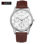 Fashion Women Quartz Wtach Roman Number Clock Dial PU Leather Strap Ladies Girls Wristwatch Casual Watches Gifts LL@17