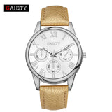 Fashion Women Quartz Wtach Roman Number Clock Dial PU Leather Strap Ladies Girls Wristwatch Casual Watches Gifts LL@17