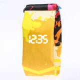 Creative Trend Newspaper White LED Digital Watch Mens Women Waterproof Strap Paper Sport Student Digital Watch Relogio Masculino
