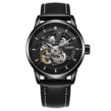 2017 automatic mechanical watch men OUBAOER brand sport men watches fashion skeleton wristwatches male relogio masculino erkek