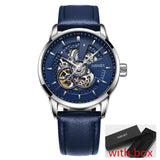 2017 automatic mechanical watch men OUBAOER brand sport men watches fashion skeleton wristwatches male relogio masculino erkek