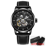 2017 automatic mechanical watch men OUBAOER brand sport men watches fashion skeleton wristwatches male relogio masculino erkek