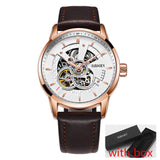 2017 automatic mechanical watch men OUBAOER brand sport men watches fashion skeleton wristwatches male relogio masculino erkek