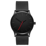 men's watch 2019 Unisex Fashion Leather Band Analog Quartz Men's Wrist Watch Clock Minimalist watch montre homme erkek kol saati