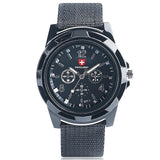 2018 New Aimecor Fashion Gemius Army Racing Force Military Sport Men Officer Fabric Band Watch New Dropshipping 11