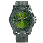2018 New Aimecor Fashion Gemius Army Racing Force Military Sport Men Officer Fabric Band Watch New Dropshipping 11