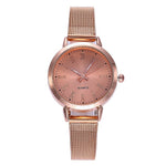 Top BrandMinimalist Watch Women Elegant Fashion Lady Stainless Steel Quartz Montre Femme Women Watches Dropshipping &Ff