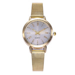 Top BrandMinimalist Watch Women Elegant Fashion Lady Stainless Steel Quartz Montre Femme Women Watches Dropshipping &Ff