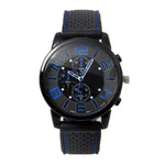 Men Watch Fashion COOL DIAL Dark Blue Pointer Sport Watch Quartz Wristwatch saat relojes para hombre zegarek mski heren horloge