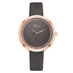 Disu Brand Fashion Leather Watches 2019 New Leather Minimalist Wrist Watch Women Watches Mujer Bayan Kol Saati Montre Feminino