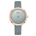 Disu Brand Fashion Leather Watches 2019 New Leather Minimalist Wrist Watch Women Watches Mujer Bayan Kol Saati Montre Feminino